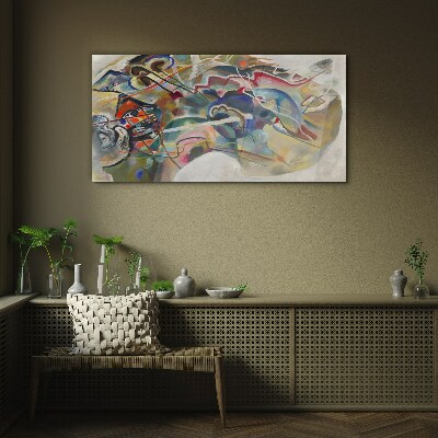 Glasbild Zusammenfassung Wassili Kandinsky