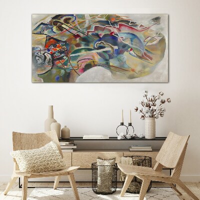 Glasbild Zusammenfassung Wassili Kandinsky