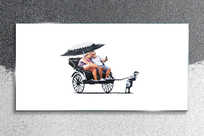 Glasbild Zeitreise