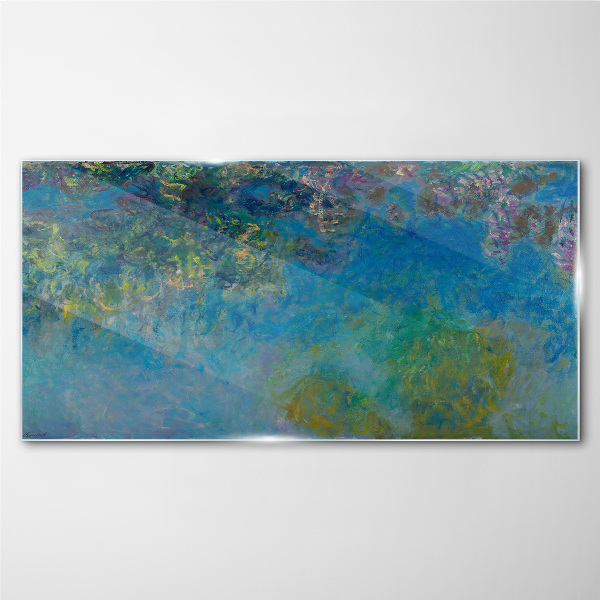 Glasbild Eingetaucht in Farben