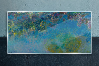 Glasbild Eingetaucht in Farben