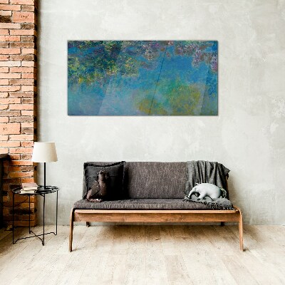 Glasbild Eingetaucht in Farben