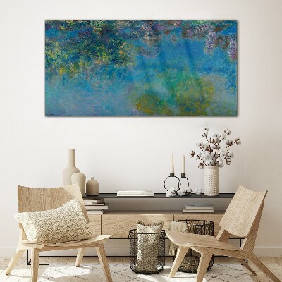 Glasbild Eingetaucht in Farben
