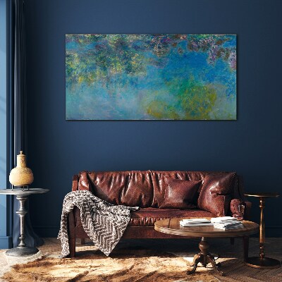 Glasbild Eingetaucht in Farben