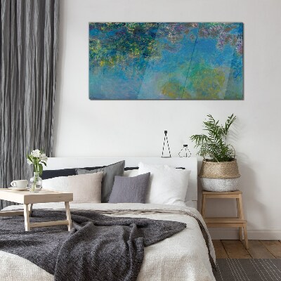 Glasbild Eingetaucht in Farben