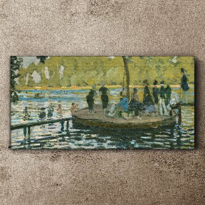 Glasbild La Grenouillère Monet