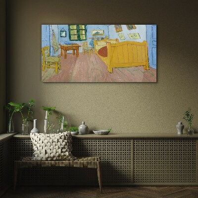 Glasbild Schlafzimmer in Arles