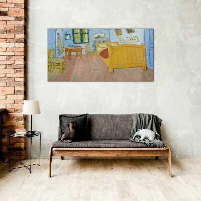 Glasbild Schlafzimmer in Arles