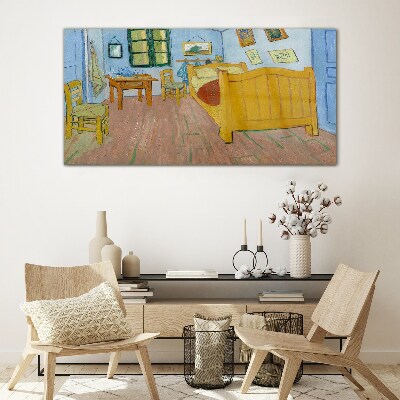 Glasbild Schlafzimmer in Arles
