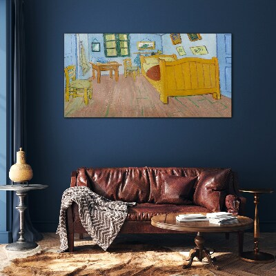 Glasbild Schlafzimmer in Arles