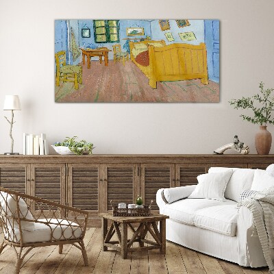 Glasbild Schlafzimmer in Arles