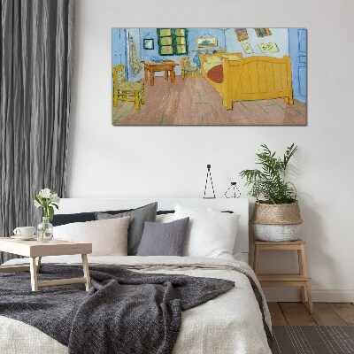 Glasbild Schlafzimmer in Arles
