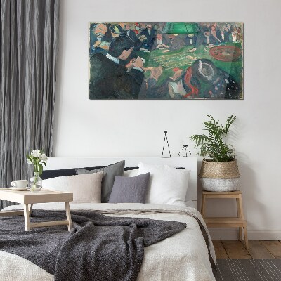 Glasbild Pokerspiel