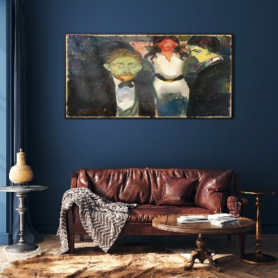 Foto auf glas Eifersucht Edvard Munch