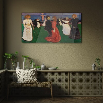 Glasbild Tanz des Lebens Edvard Munch