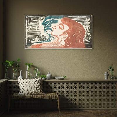 Foto auf glas Ein intimer Blick auf Emotionen