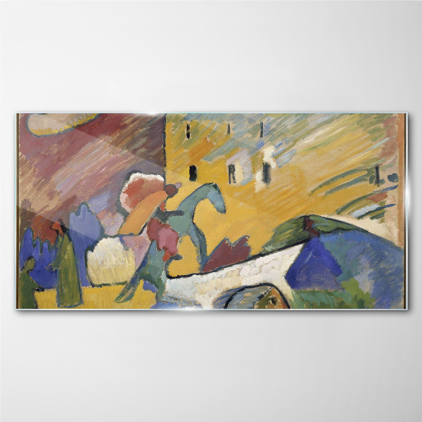 Glasbild Bewegung und Farbe in der Landschaft
