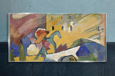 Glasbild Kandinsky-Improvisation