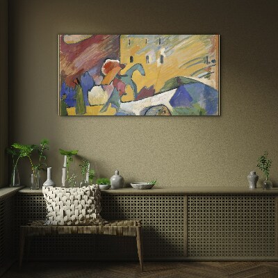 Glasbild Kandinsky-Improvisation