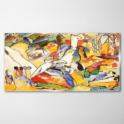 Glasbild Das bunte Chaos des Lebens