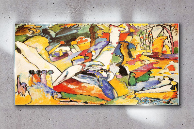 Glasbild Das bunte Chaos des Lebens
