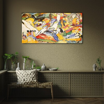 Glasbild Das bunte Chaos des Lebens