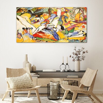Glasbild Das bunte Chaos des Lebens