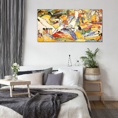 Glasbild Das bunte Chaos des Lebens