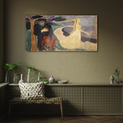 Glasbild Liebe und Sehnsucht