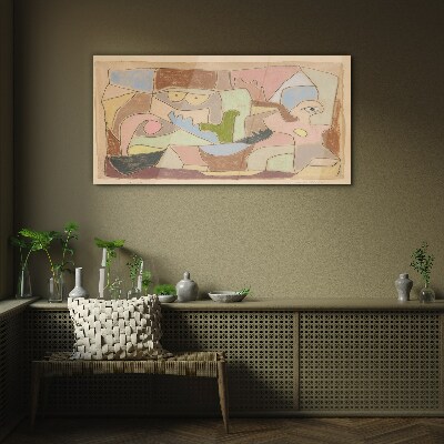 Glasbild Abstrakte Landschaft der Emotionen