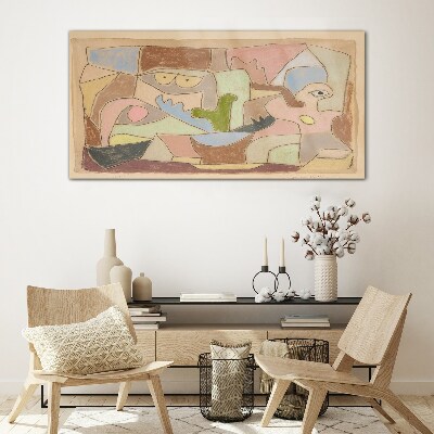 Glasbild Abstrakte Landschaft der Emotionen