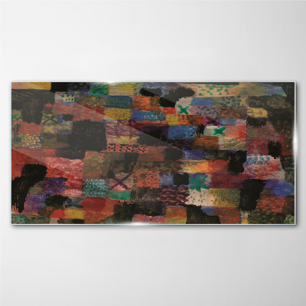 Glasbild Bunte Mosaike