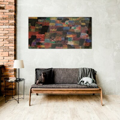 Glasbild Bunte Mosaike