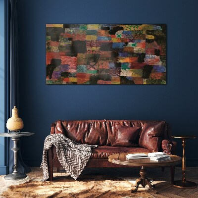 Glasbild Bunte Mosaike