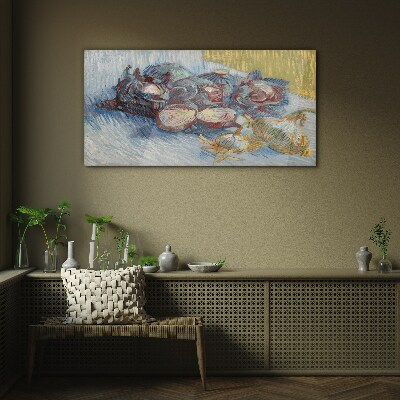 Glasbild Gemüse auf dem Tisch