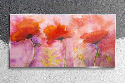 Bild auf glas Ein floraler Traum in Rosatönen