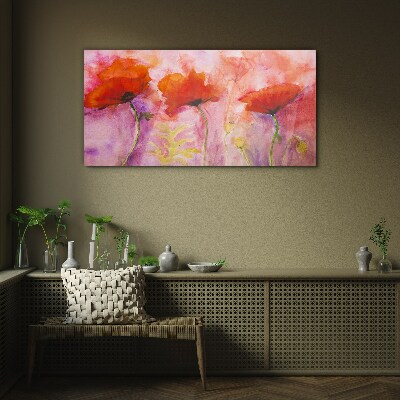 Bild auf glas Ein floraler Traum in Rosatönen