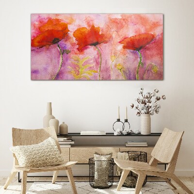 Bild auf glas Ein floraler Traum in Rosatönen