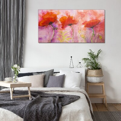 Bild auf glas Ein floraler Traum in Rosatönen