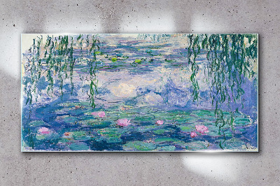 Foto auf glas Seerosen Monet