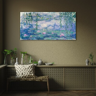 Foto auf glas Seerosen Monet