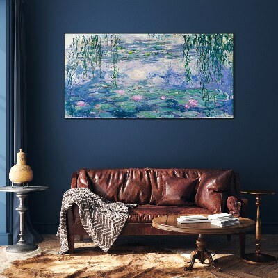 Foto auf glas Seerosen Monet