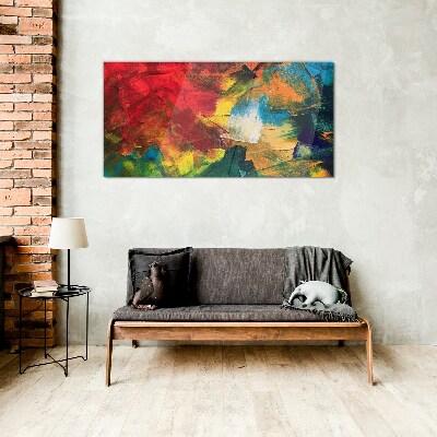 Bild auf glas Buntes Chaos