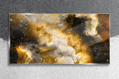 Glasbild Kosmischer Ausdruck