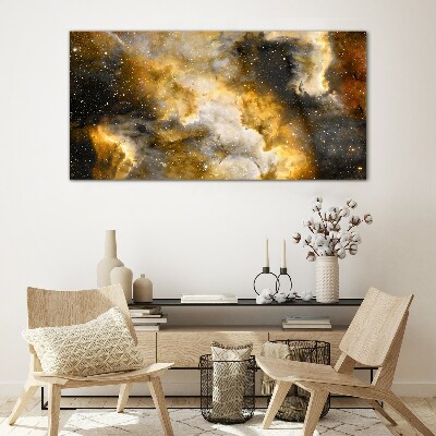 Glasbild Kosmischer Ausdruck