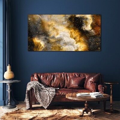 Glasbild Kosmischer Ausdruck