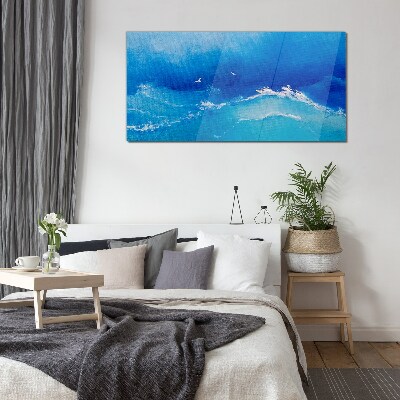 Glasbild Ruhige Meereswellen