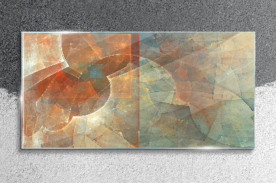 Bild auf glas Abstrakte Komposition von Farben