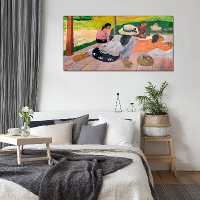 Glasbild Entspannen Sie in den Tropen