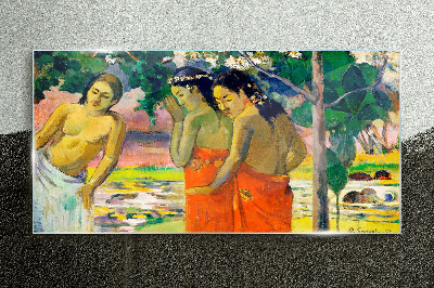 Foto auf glas Frauen Natur Gauguin